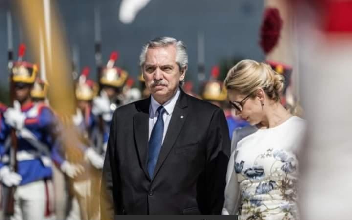 Alberto Fernandez y Fabiola Yañez.