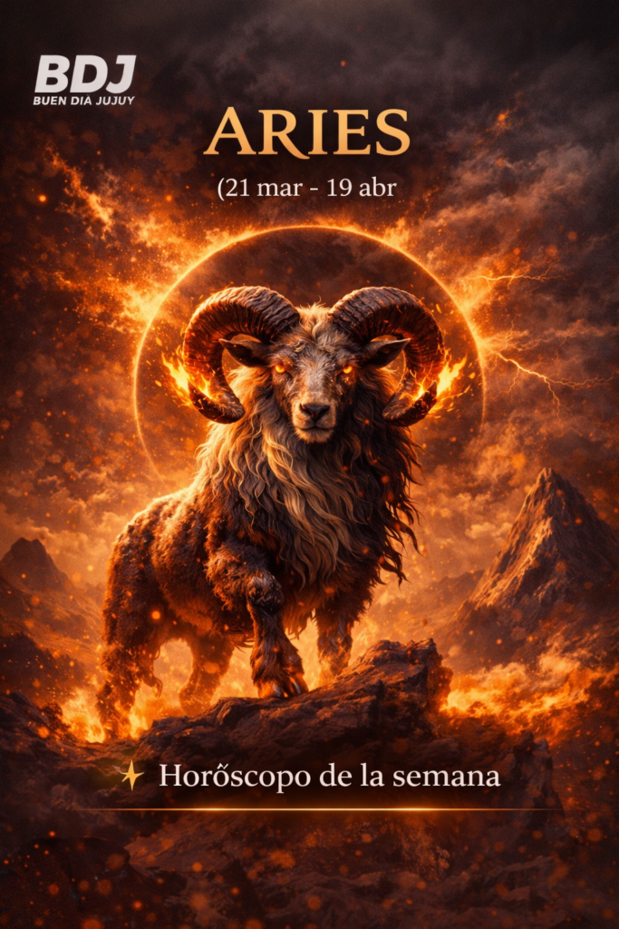 ♈ ARIES – Horóscopo semanal: volvés a vos… pero con más poder que nunca