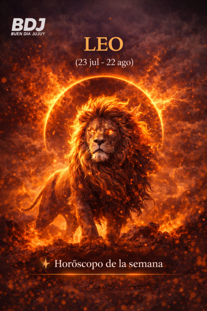 ♌ LEO – Horóscopo semanal: es momento de ir con todo por lo que querés
